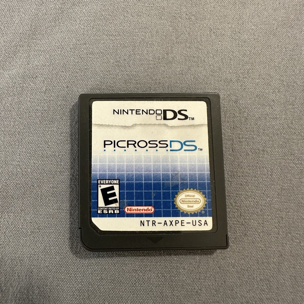 Picross DS Nintendo DS NTR-AXPE-USA Puzzle Game Cartridge Only Untested